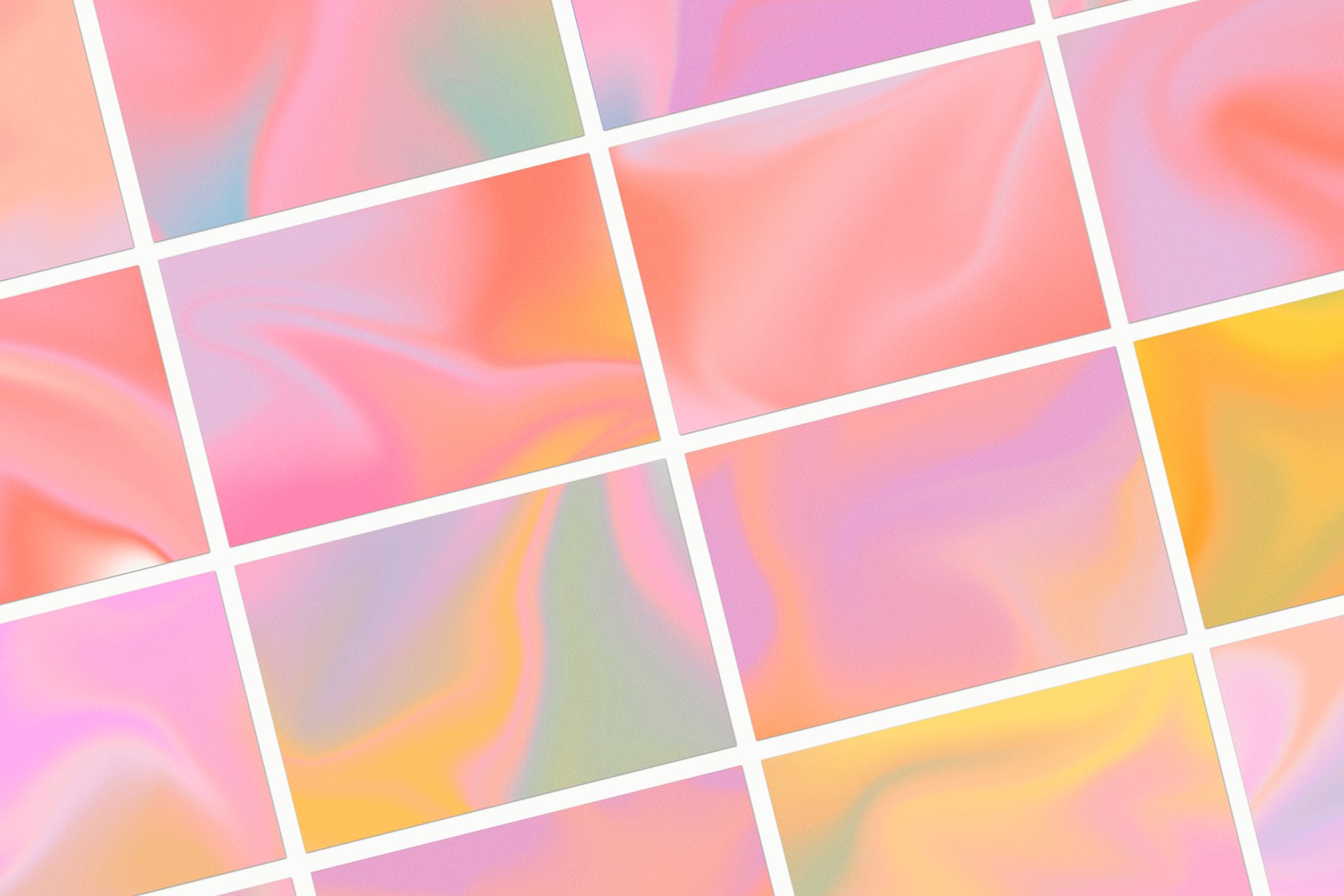 Groovy Rainbow Neon Liquid Gradient Seamless Background — drypdesigns