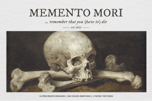 The Memento Mori Procreate Kit