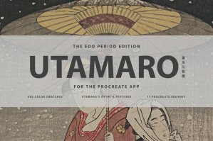 Kitagawa Utamaro Procreate Kit