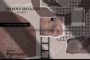 Moodboard Creator Kit For Procreate