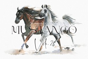 Mustango Watercolor Set Vol 2
