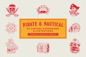 Pirate & Nautical - Illustrations