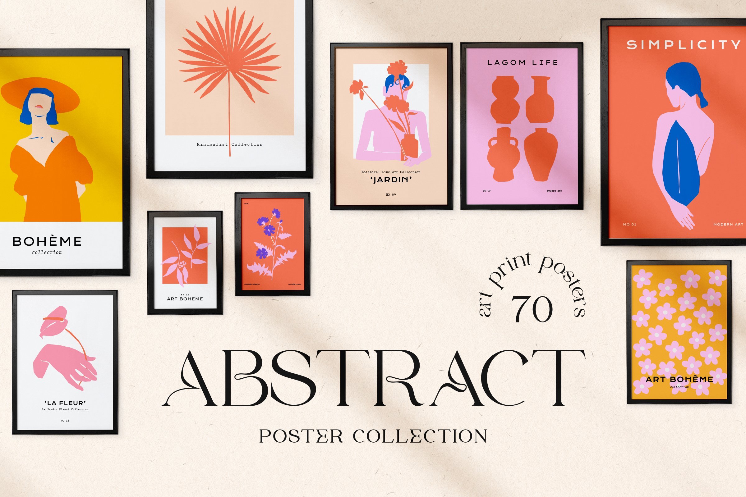 Abstract Art Prints Posters - Design Cuts