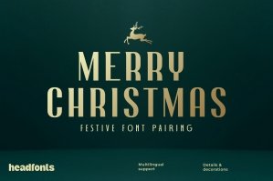 Festive Font Pairing Christmas Fonts