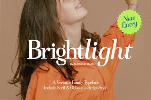 Brightlight - Family Typeface