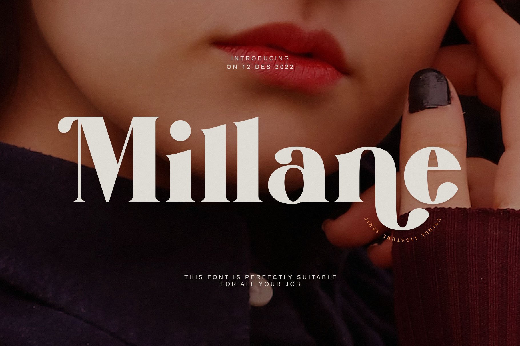 Millane Unique Ligature Serif - Design Cuts