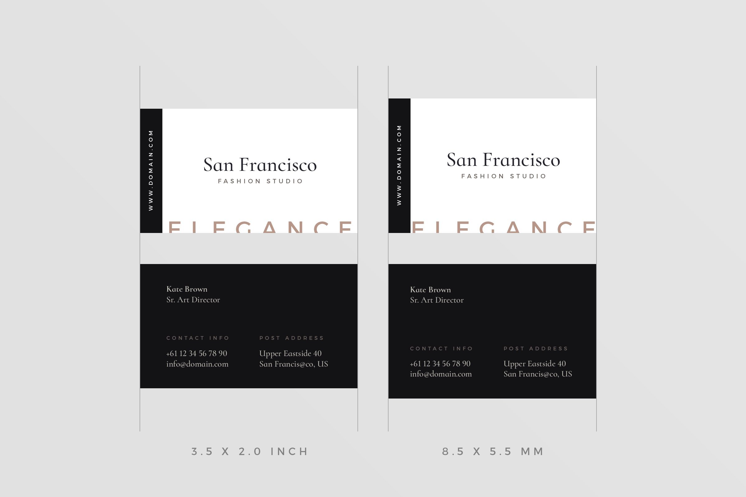 San Francisco Business Card - Design Cuts