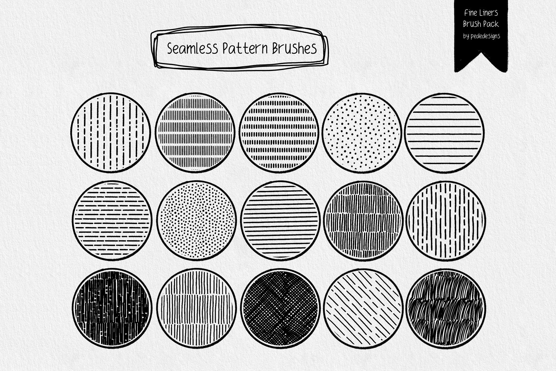 Fine Liners Brush Pack For Procreate - Design Cuts