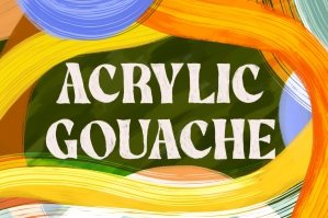 Procreate Acrylic Gouache Mixed Media Brush Set