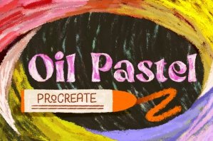 Oil Pastel Procreate Brush Set