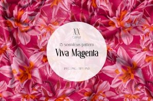 Viva Magenta - Pattern Collection
