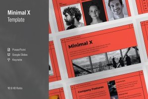 Minimal X Presentation Template