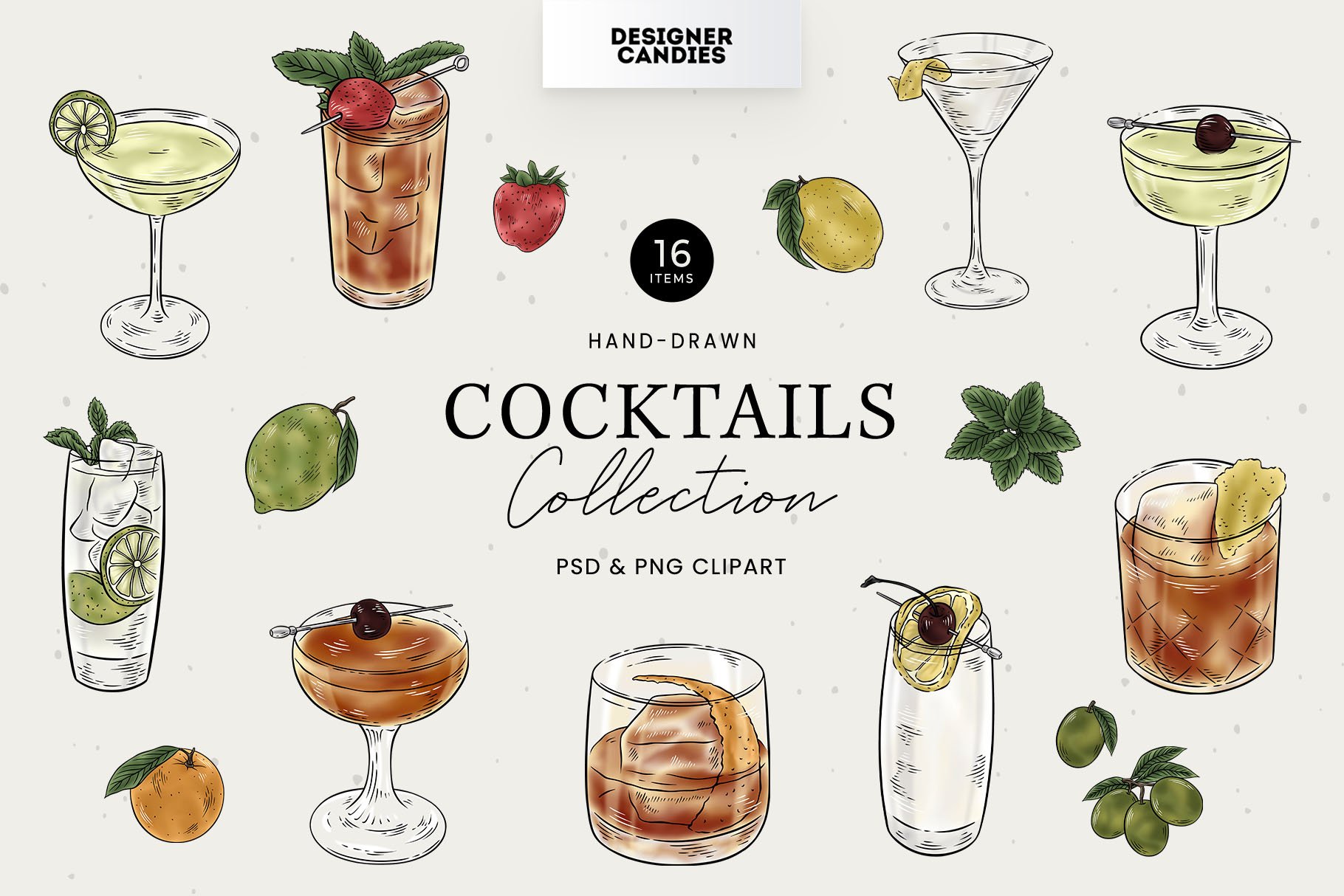 clip art cocktails