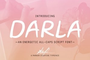 Darla - A Handwritten Script Font