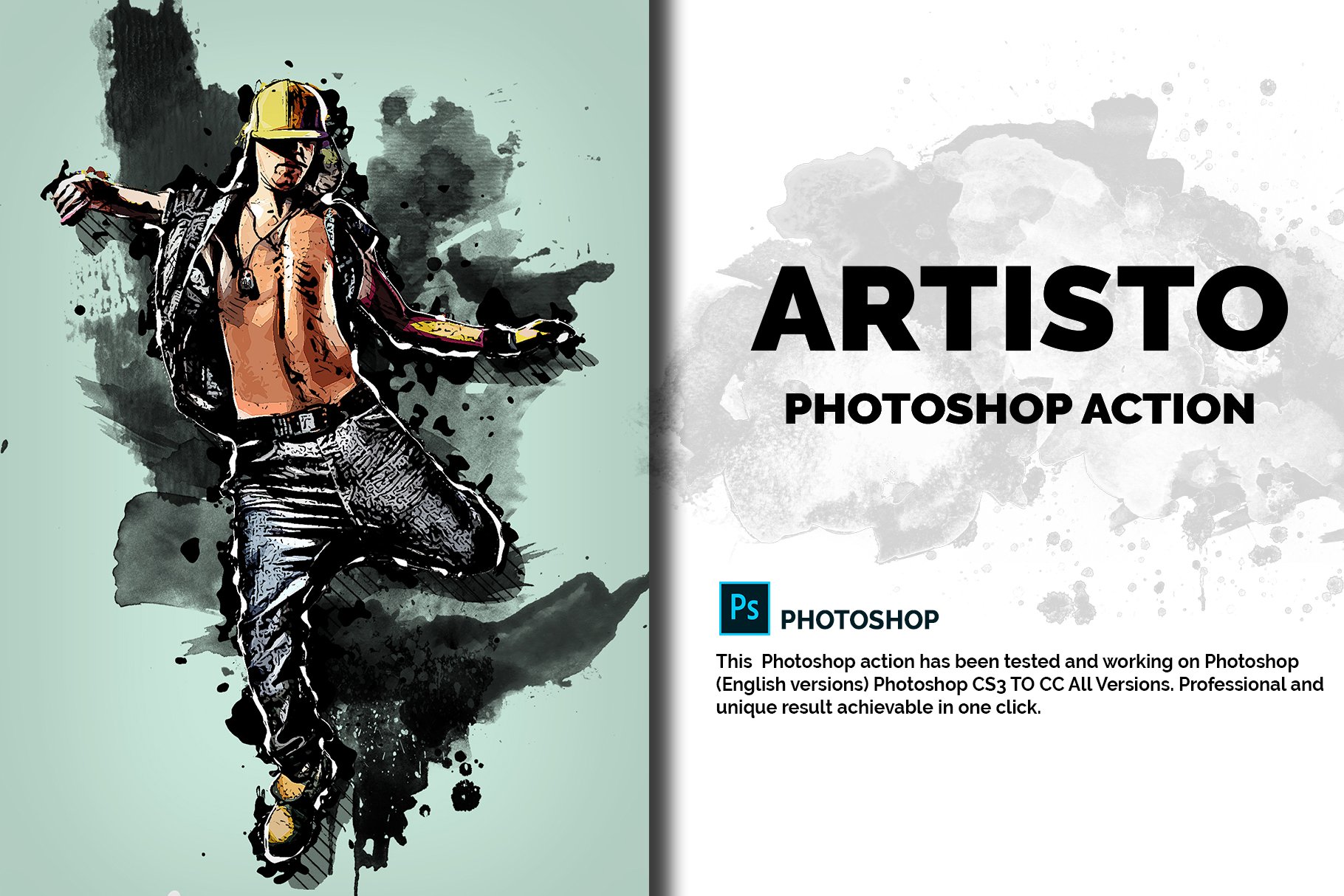Artisto Photoshop Action - Design Cuts