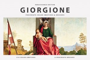 Giorgione Procreate Brushes & Color Swatches