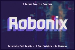 Robonix - A Futuristic Sans Serif