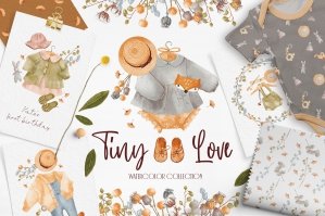 Boho Baby Watercolor Collection