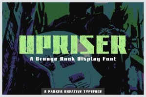 Upriser - A Grunge Rock Font