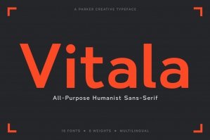 Vitala - An All-Purpose Sans-Serif