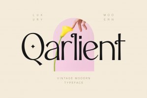 Qarlient - A Modern Serif Font