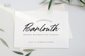 Barlouth - A Modern Handwritten Font