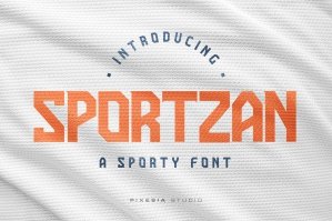 Sportzan - A Sporty Display Font