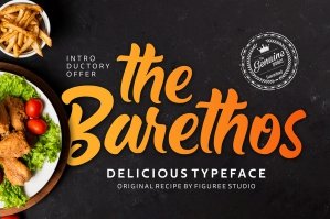 The Barethos - Delicious Typeface