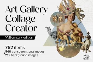 Art Gallery Collage Creator XVII Century