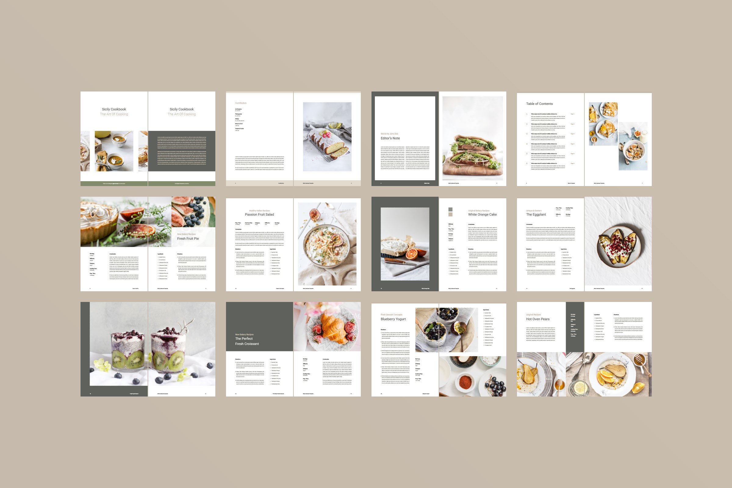 Sicily Cookbook - Design Cuts