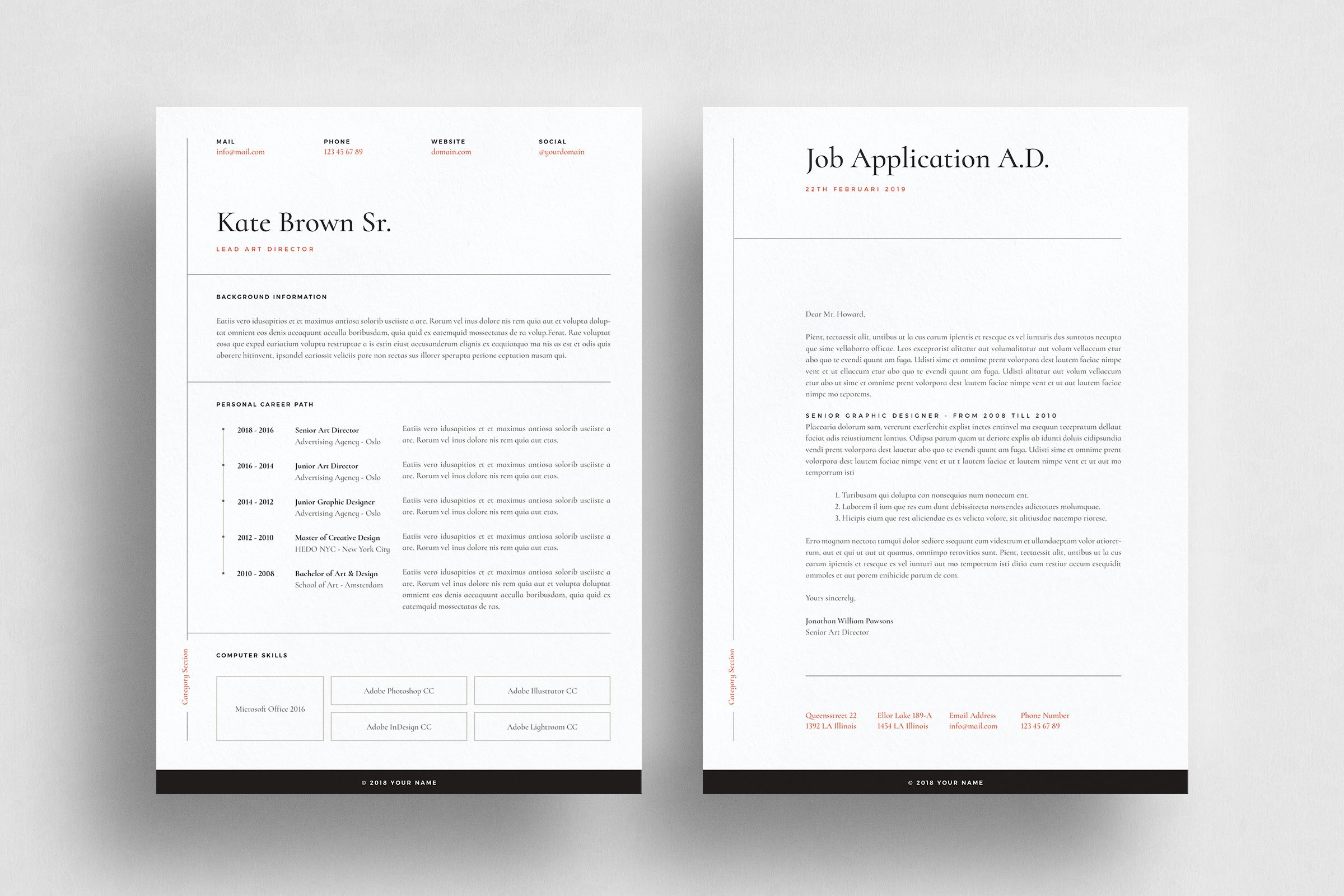 San Francisco Resume And Letter Design Cuts