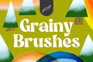 Procreate Grain Texture Brushes 29-Pack