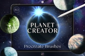 Planet Creator Procreate Brushes