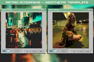 Retro Interface - Aesthetic Template
