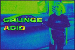 Grunge Acid - Photo Template