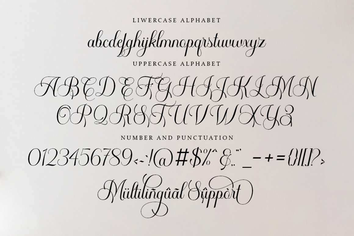 Arangona Script - Design Cuts