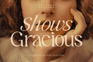 Shows Gracious | Regular Italic