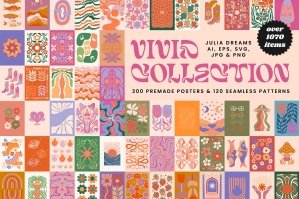 Vivid Posters Patterns Collection