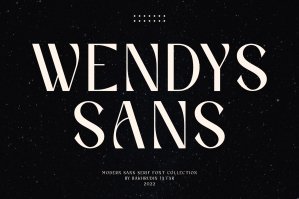 Wendys | Modern And Chic Sans Serif