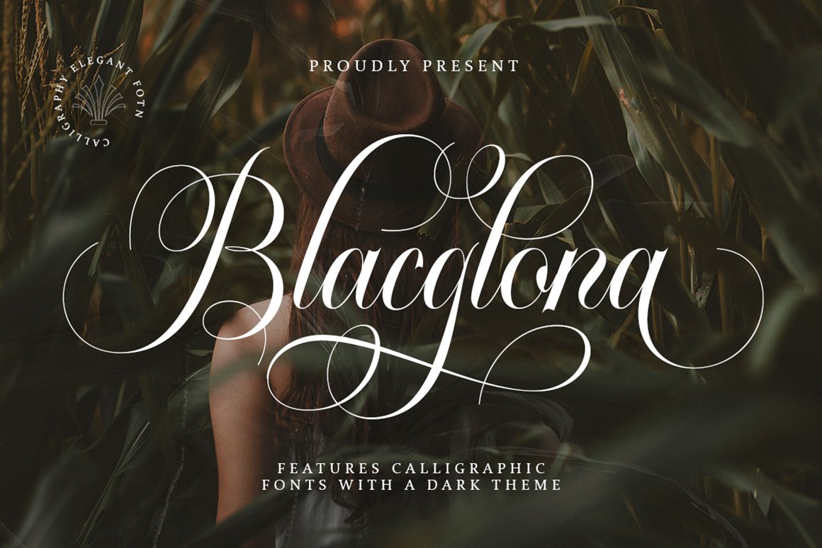 Blacglona Script - Design Cuts