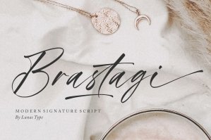 Brastagi - Modern Signature Script