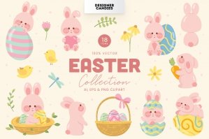 Cute Easter Illustrations