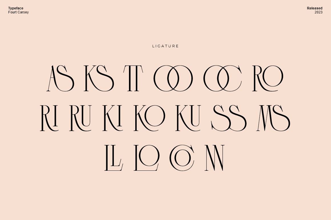 Fourt Carsey - Classy Typeface - Design Cuts