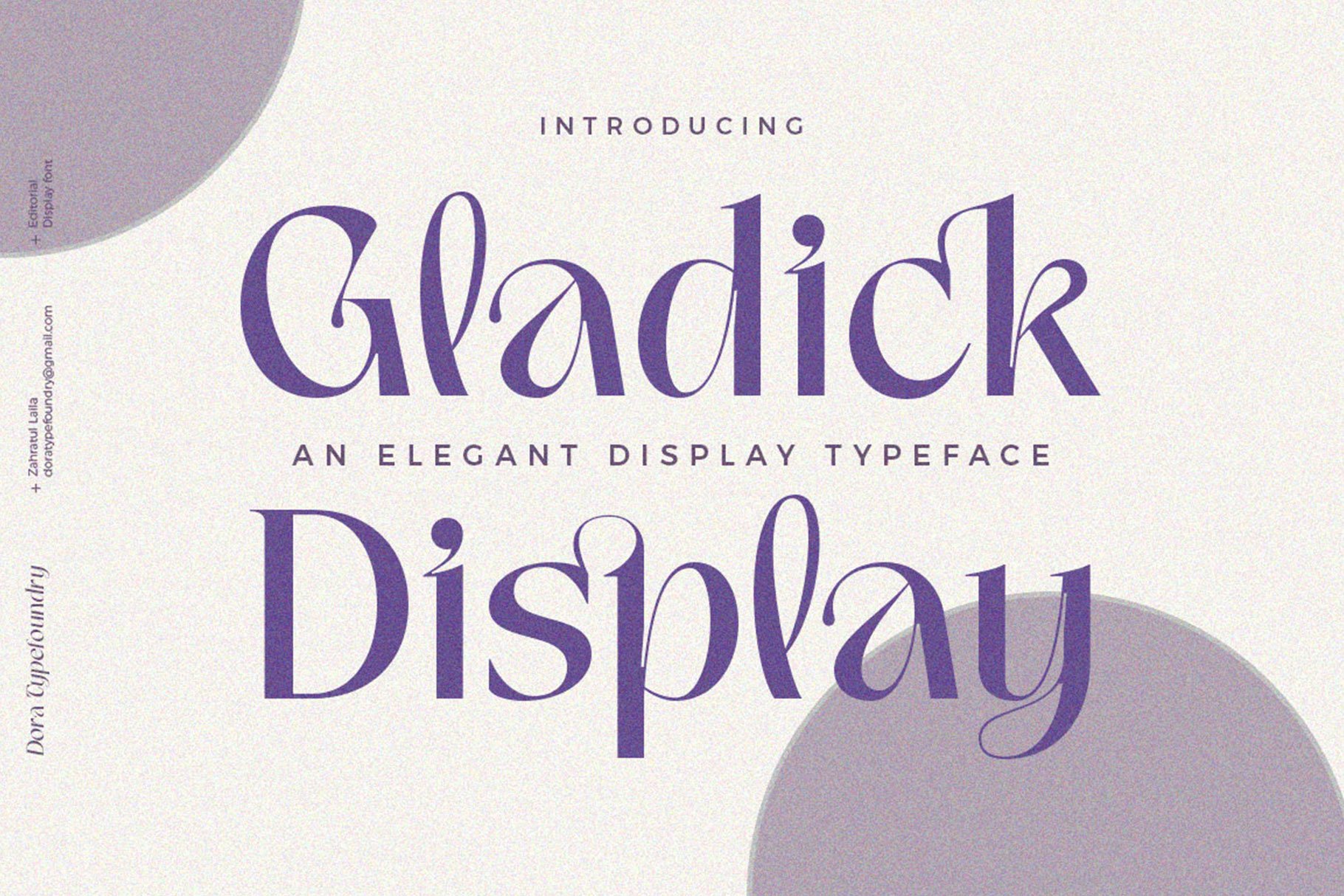 Gladick - Modern Typeface - Design Cuts