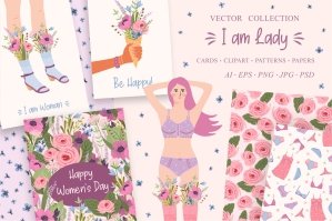 I Am Lady Vector Collection