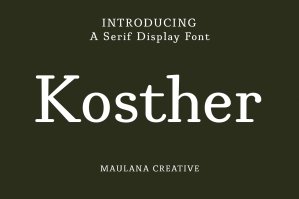 Kosther Classic Serif Font
