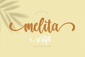 Melita Script Font Modern