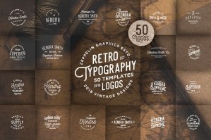 50 Vintage Typography Logos