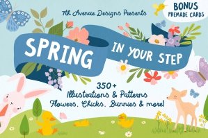 Spring In Your Step - Illustrations & Patterns