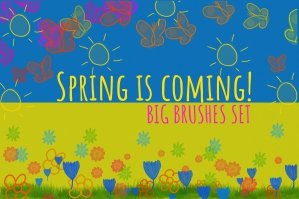 Spring Is Coming Big Brush Set